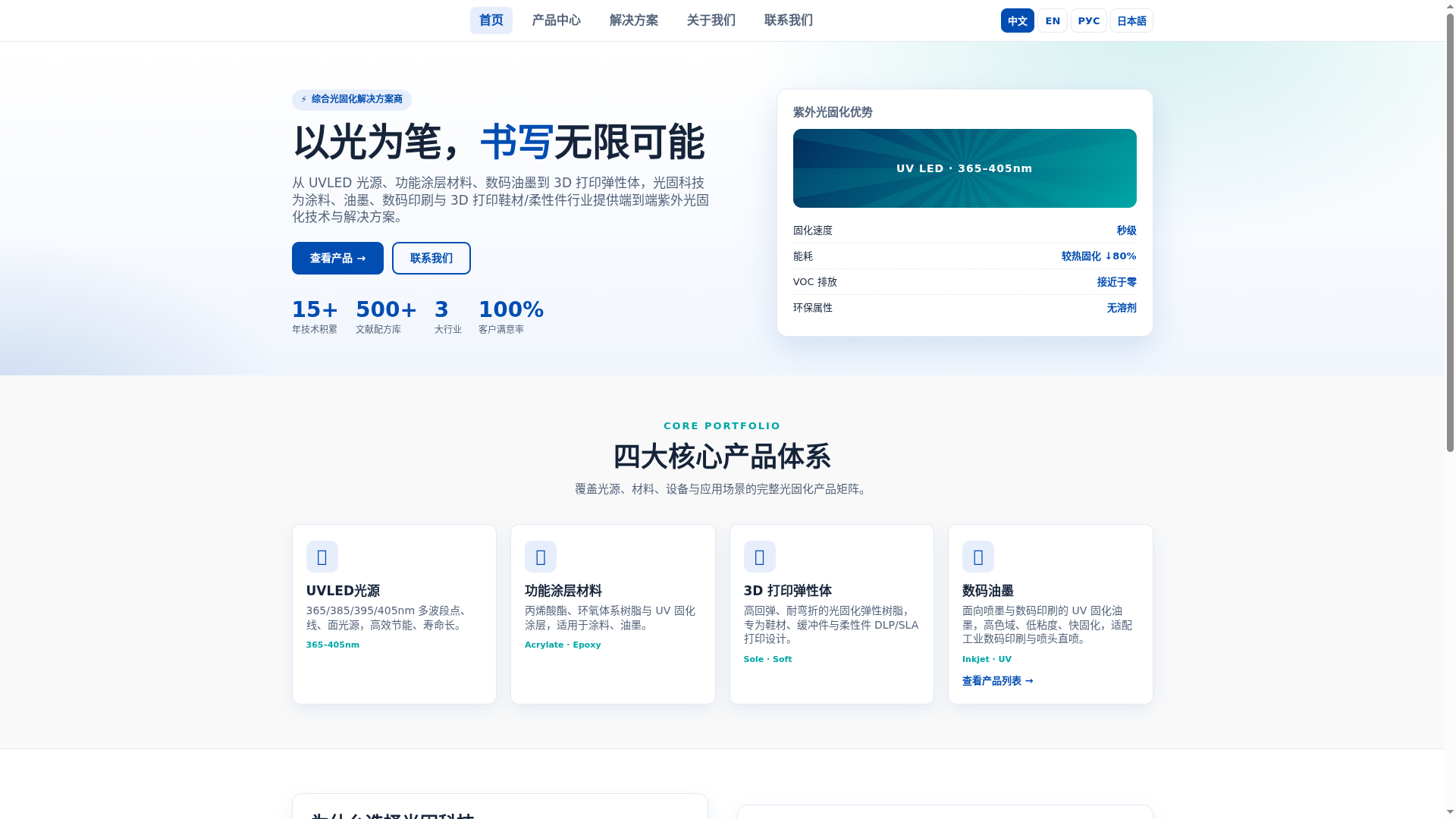 光固科技 Photocure — UVLED光源 | 功能涂层材料 | 数码油墨 | 3D打印弹性体缩略图