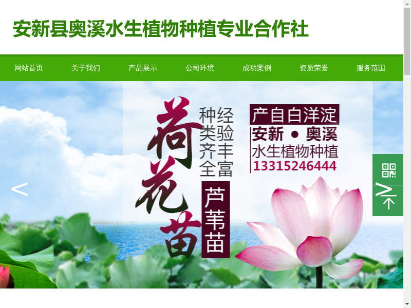 安新县奥溪水生植物种植专业合作社缩略图