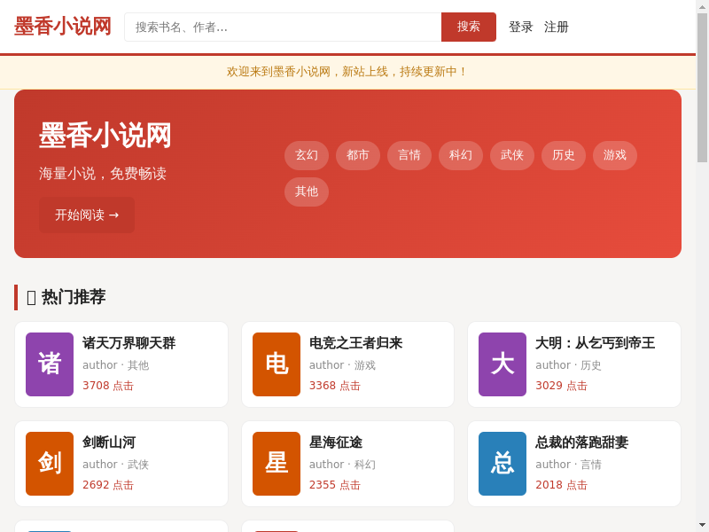 墨香小说网 - 海量小说，免费畅读缩略图