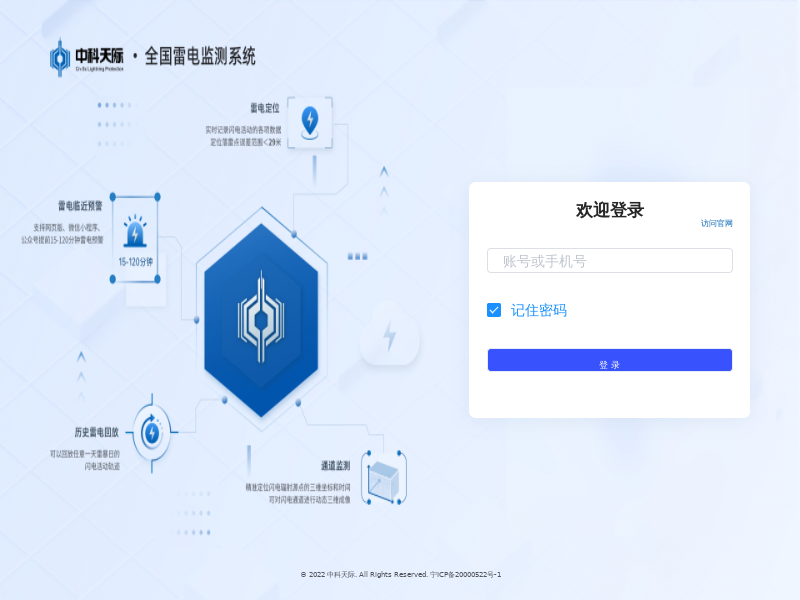 全国雷电监测系统缩略图
