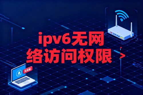 ipv6无网络访问权限