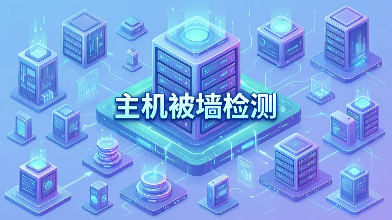 主机被墙检测