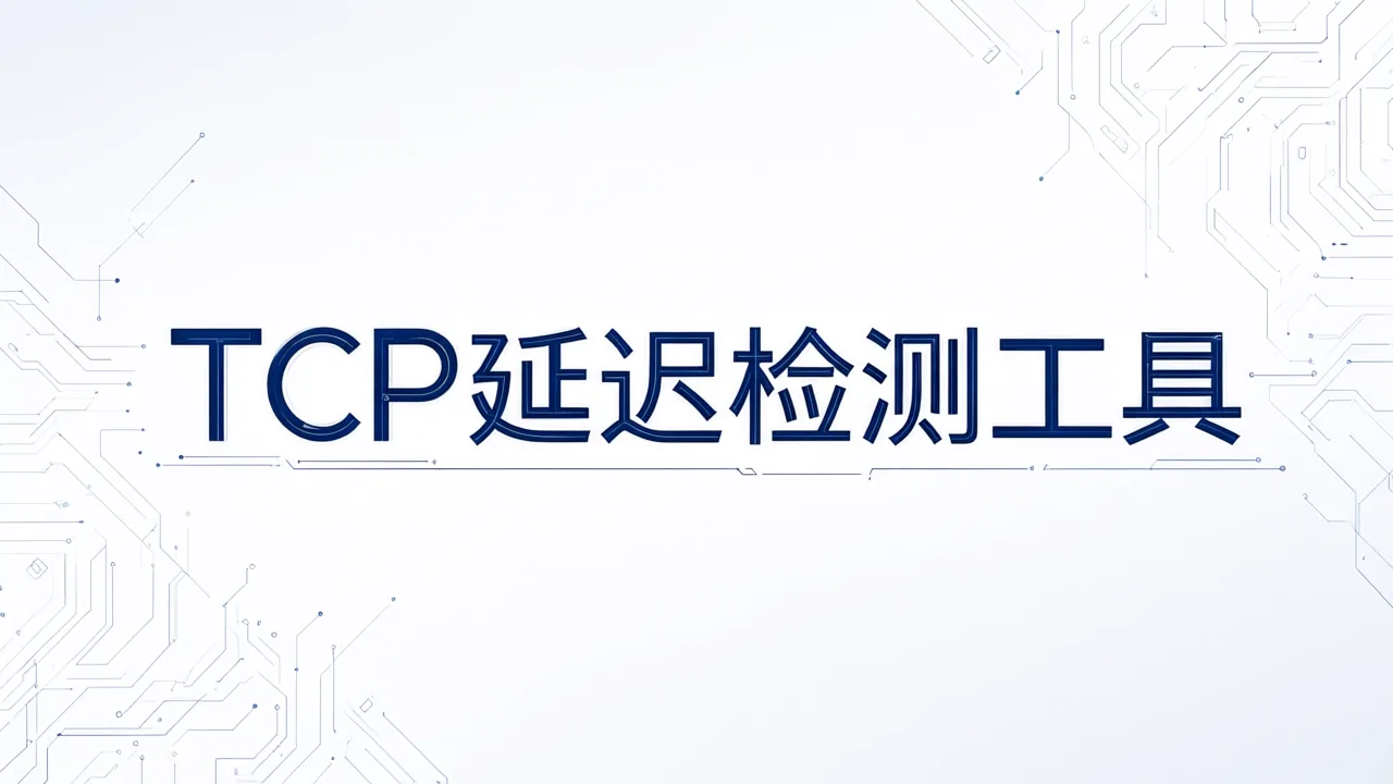 TCP延迟检测工具