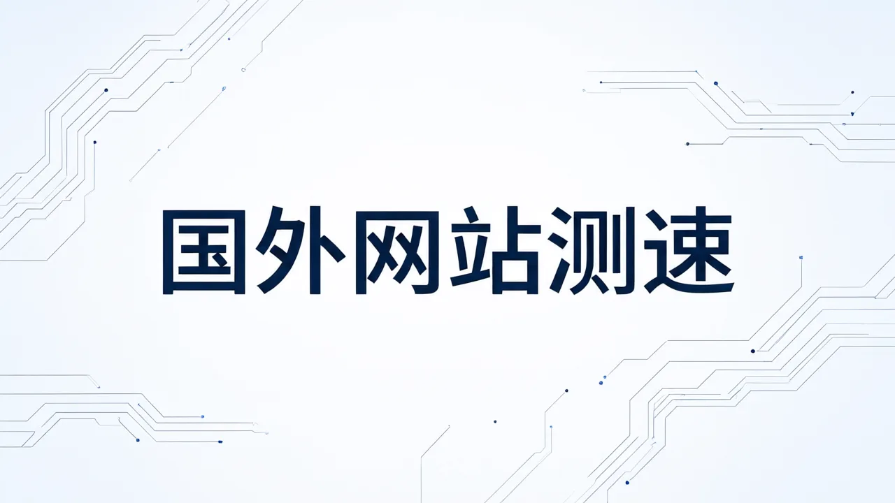 国外网站测速