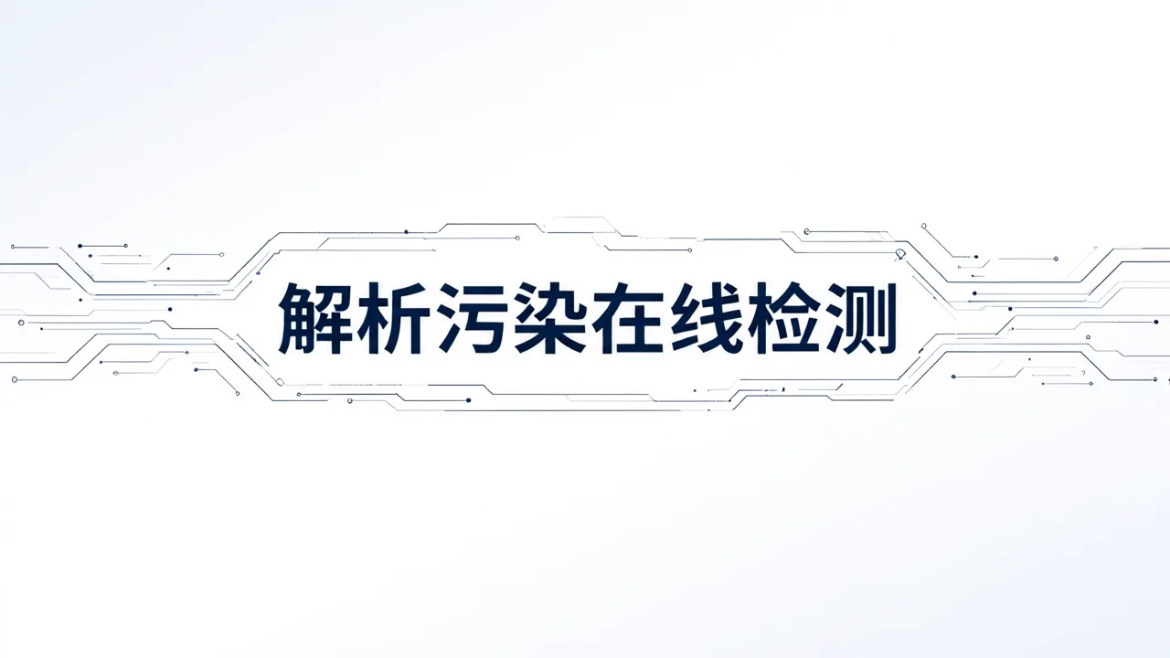 解析污染在线检测