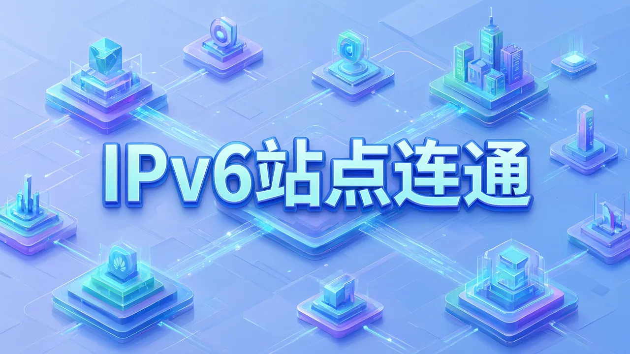 IPv6站点连通