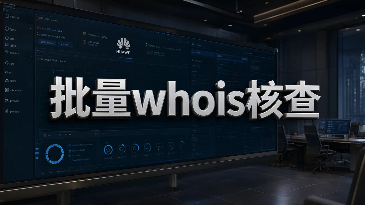 批量whois核查