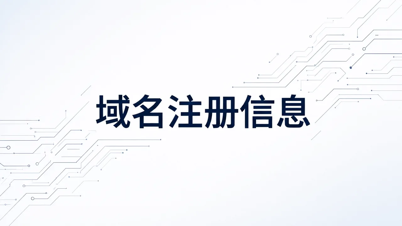 域名注册信息