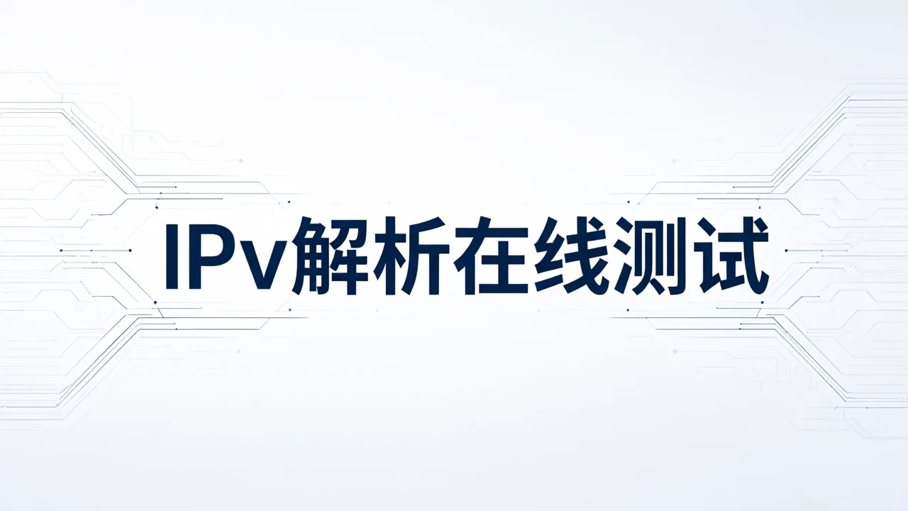 IPv解析在线测试