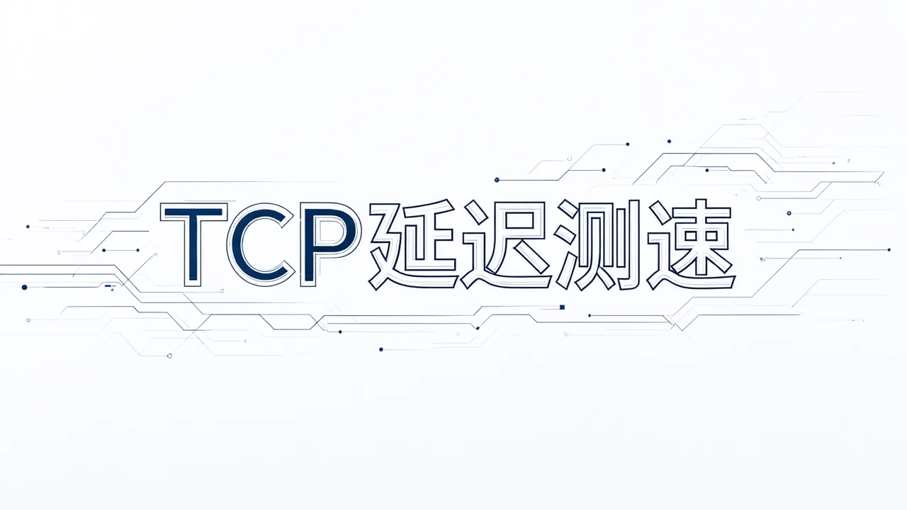 TCP延迟测速