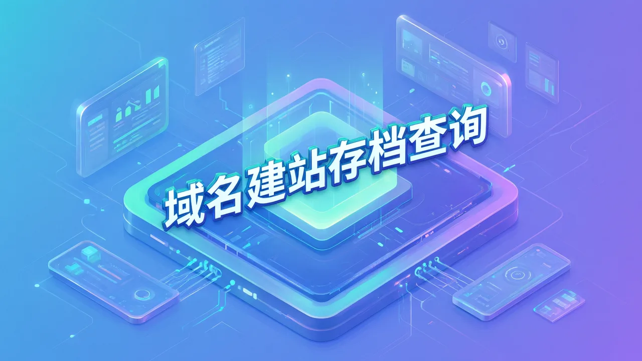域名建站存档查询