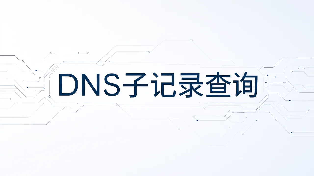 DNS子记录查询
