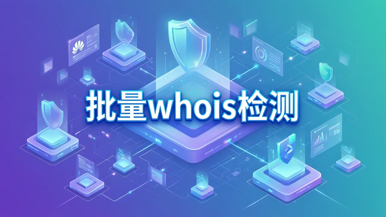 批量whois检测