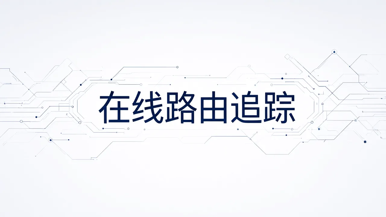 在线路由追踪