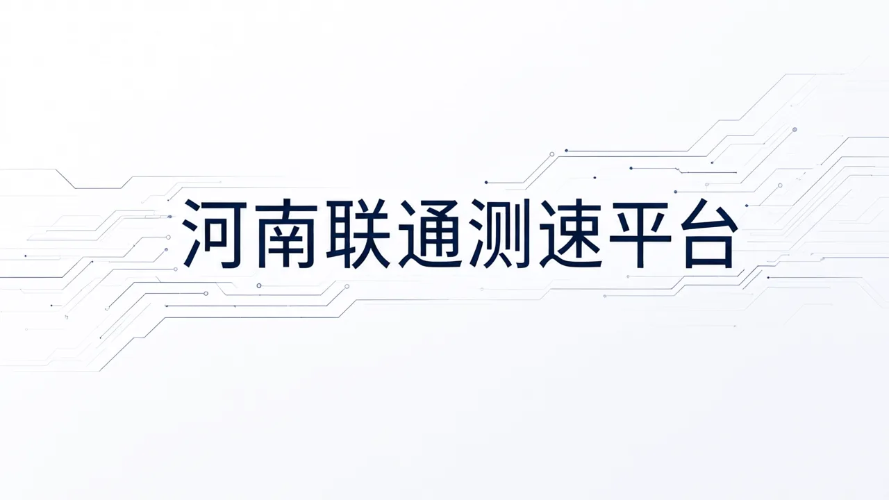 河南联通测速平台