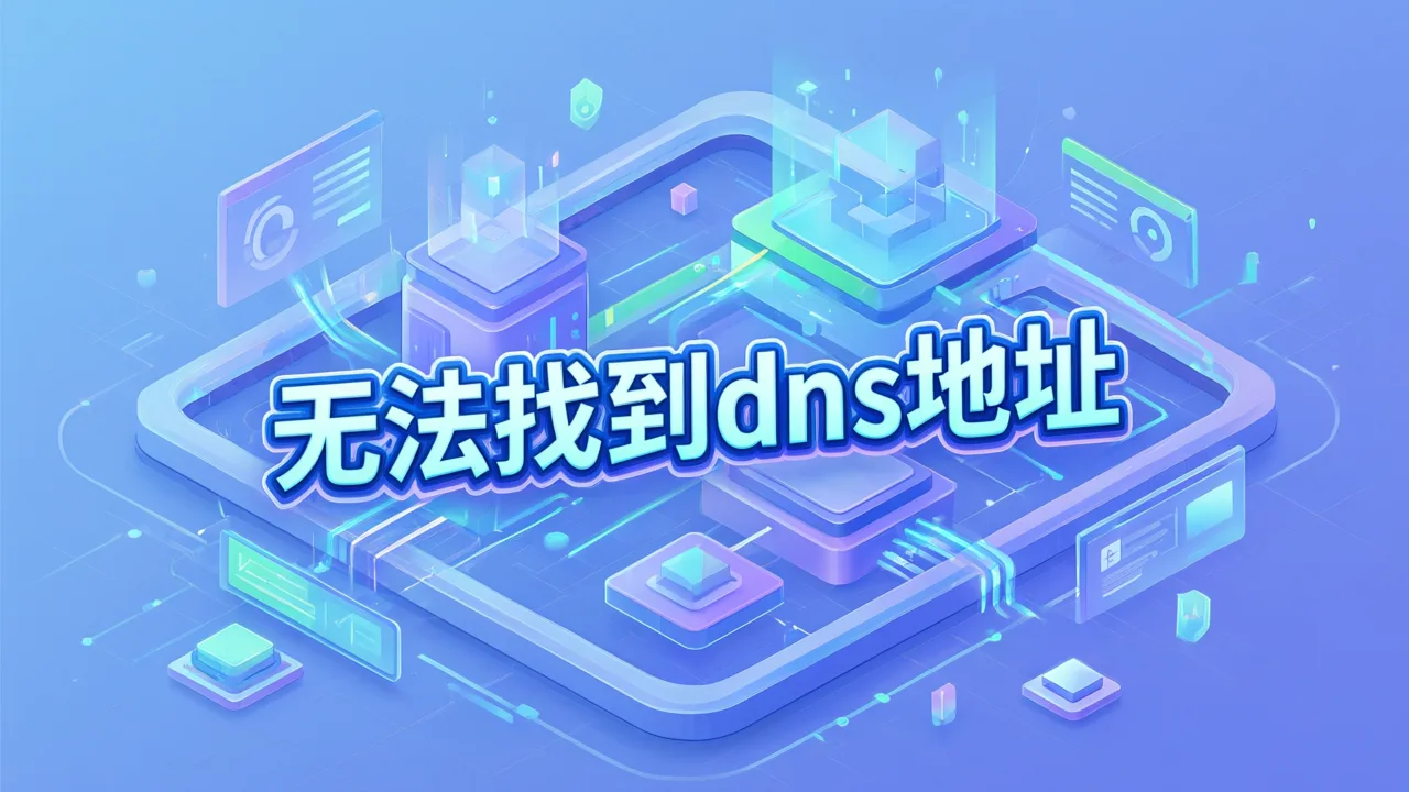 无法找到dns地址