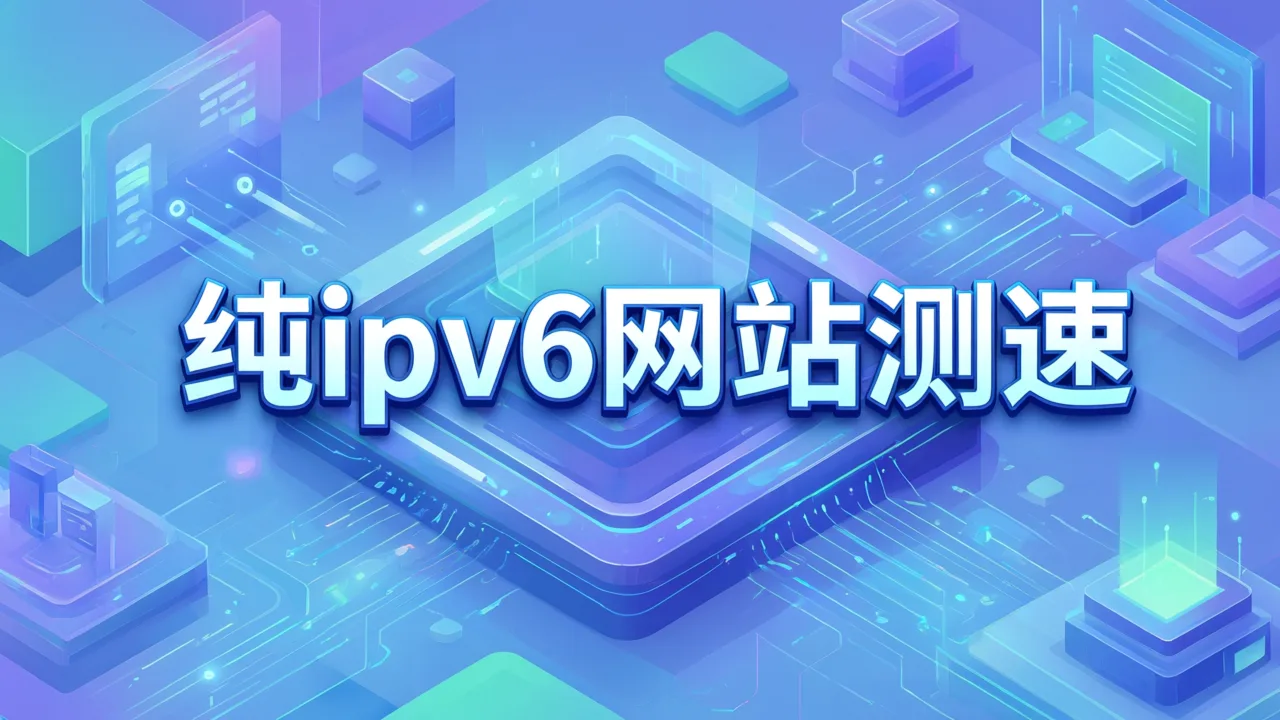 纯ipv6网站测速