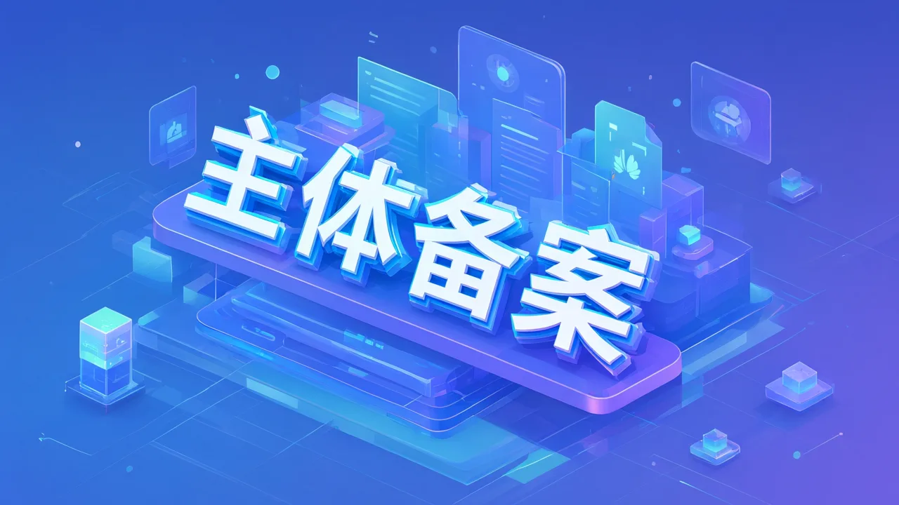 主体备案