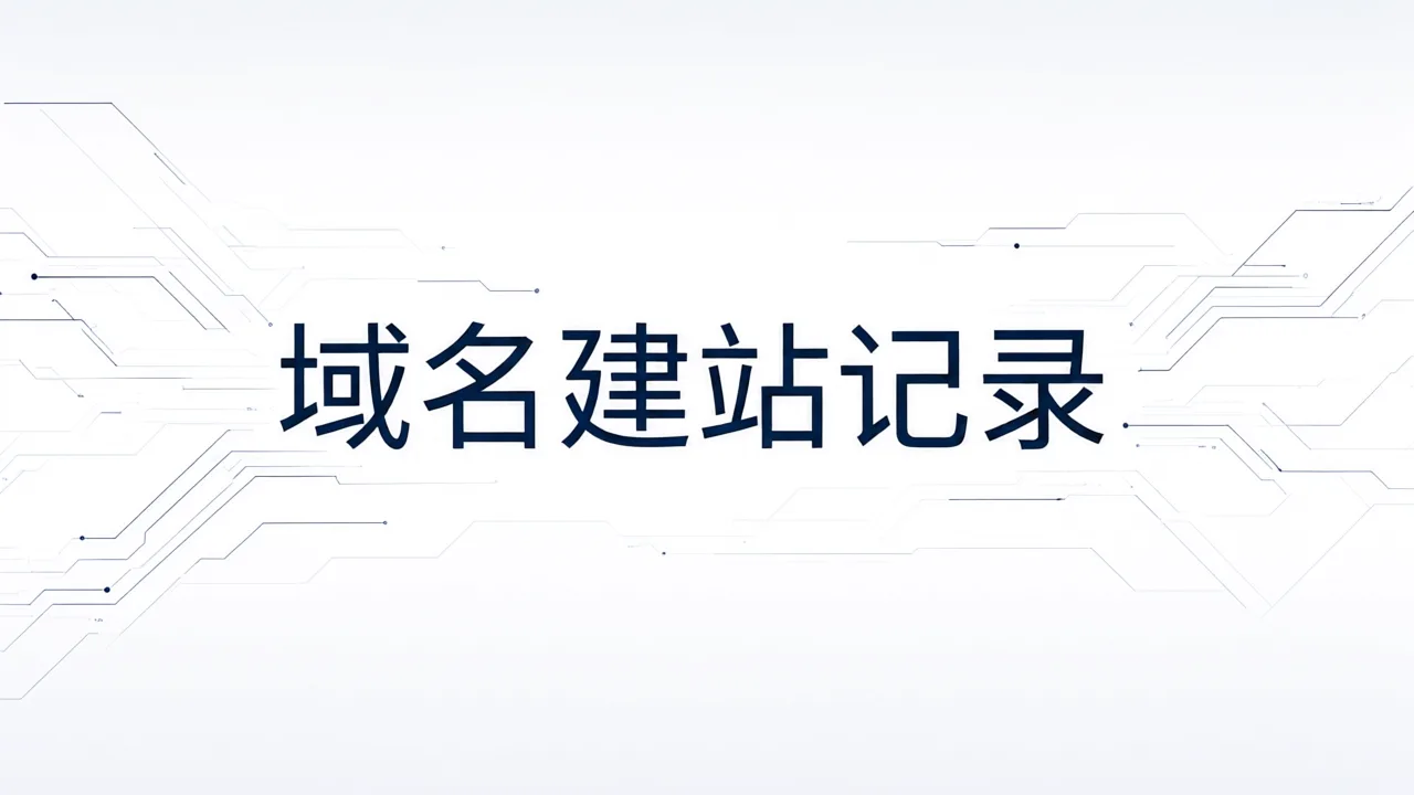 域名建站记录